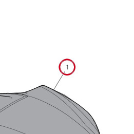 Garde-Boue avant 56417101AB — réf. 56417101AB | Ducati Store