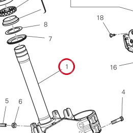 Base di sterzo 34221451AA — réf. 34221451AA | Ducati Store
