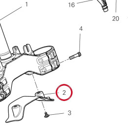 Bavette Garde-Boue 4601S101A — réf. 4601S101A | Ducati Store