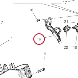 Guide tube rh 75812641A — réf. 75812641A | Ducati Store
