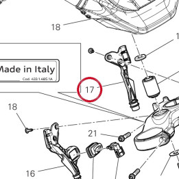 Guide tube lh 75812631A — réf. 75812631A | Ducati Store