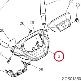 Guidon 36016532AA — réf. 36016532AA | Ducati Store