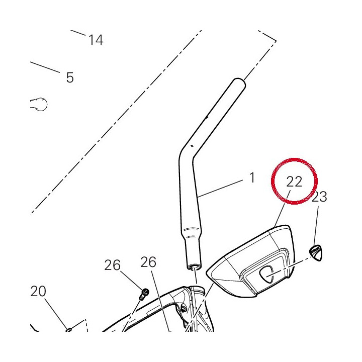 Cache 24718281A — réf. 24718281A | Ducati Store
