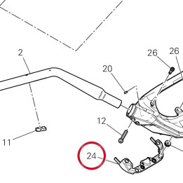 Support cache 8291T201A — réf. 8291T201A | Ducati Store