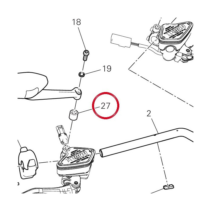 Entretoise 71316561AA — réf. 71316561AA | Ducati Store