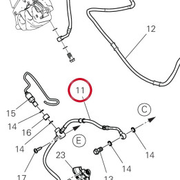 Durite maître cylindre — réf. 61912282A | Ducati Store