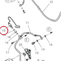 Interrupteur stop arrière — réf. 53910821B | Ducati Store