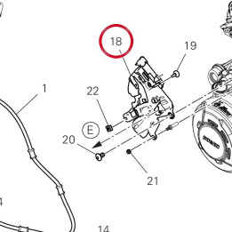 Abs Hoses holder plate — réf. 8301P671A | Ducati Store
