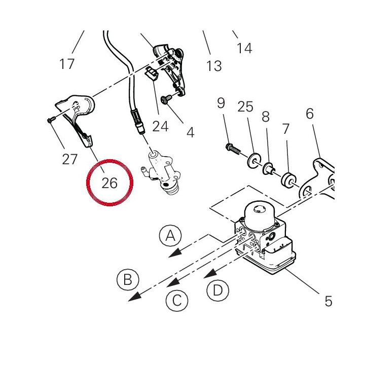 Cache 4601S881A — réf. 4601S881A | Ducati Store