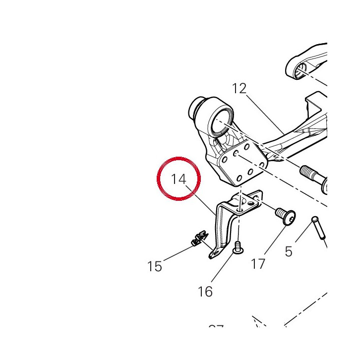 Equerre 8301P941AA — réf. 8301P941AA | Ducati Store