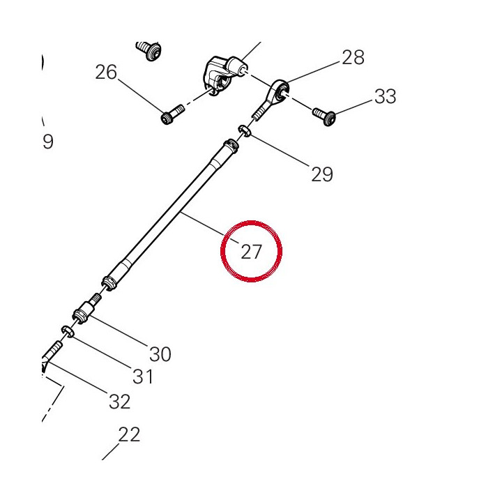 Tige 11723971AB — réf. 11723971AB | Ducati Store