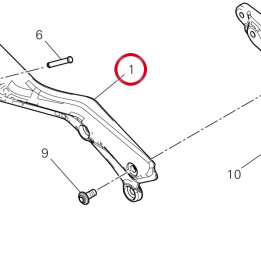 Plaque D. arrière — réf. 8241A891AA | Ducati Store
