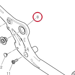 Cadre arrière droit — réf. 47112472AA | Ducati Store