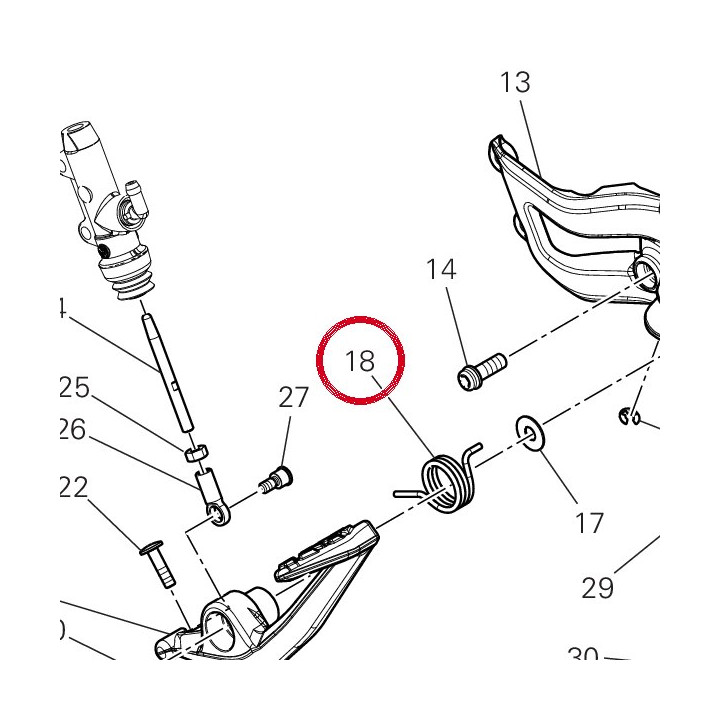 Ressort 7991D381AA — réf. 7991D381AA | Ducati Store