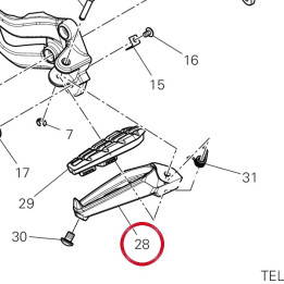 Repose-Pieds avant droit — réf. 46411301AA | Ducati Store