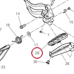 Caoutchouc Repose-Pieds — réf. 76510101A | Ducati Store