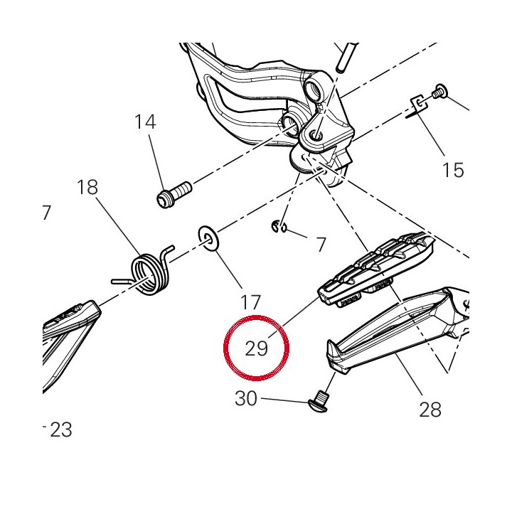 Caoutchouc Repose-Pieds — réf. 76510101A | Ducati Store