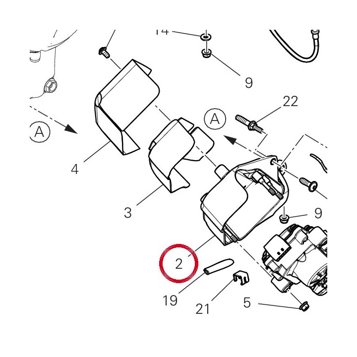 Support moteur soupape — réf. 8291S822A | Ducati Store