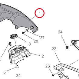 Couvercle réservoir — réf. 4801J011BB | Ducati Store