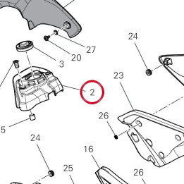 Couvercle handsfree — réf. 4601S231A | Ducati Store