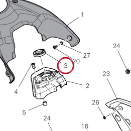Joint couvercle handsfree — réf. 79111591A | Ducati Store