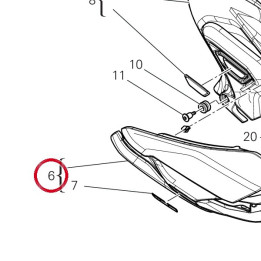 Convoyeur D'Air droit — réf. 4842C982AA | Ducati Store