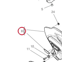 Couvercle droit 4602S251AB — réf. 4602S251AB | Ducati Store
