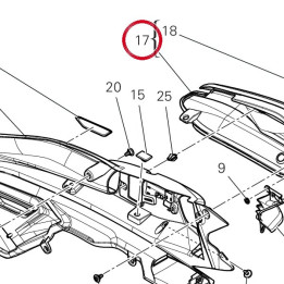 Convoyeur D'Air gauche — réf. 4842C962AA | Ducati Store