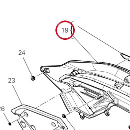 Couvercle gauche 4602S241AB — réf. 4602S241AB | Ducati Store