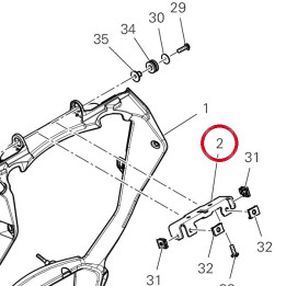 Equerre 8301R761AA — réf. 8301R761AA | Ducati Store