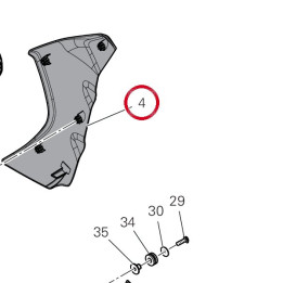 Embout gauche 4801I171AC — réf. 4801I171AC | Ducati Store