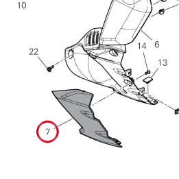 Embout droit 4801I181AB — réf. 4801I181AB | Ducati Store