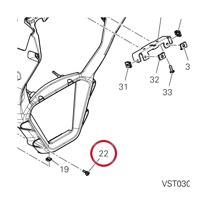 Vis special 77210943B — réf. 77210943B | Ducati Store