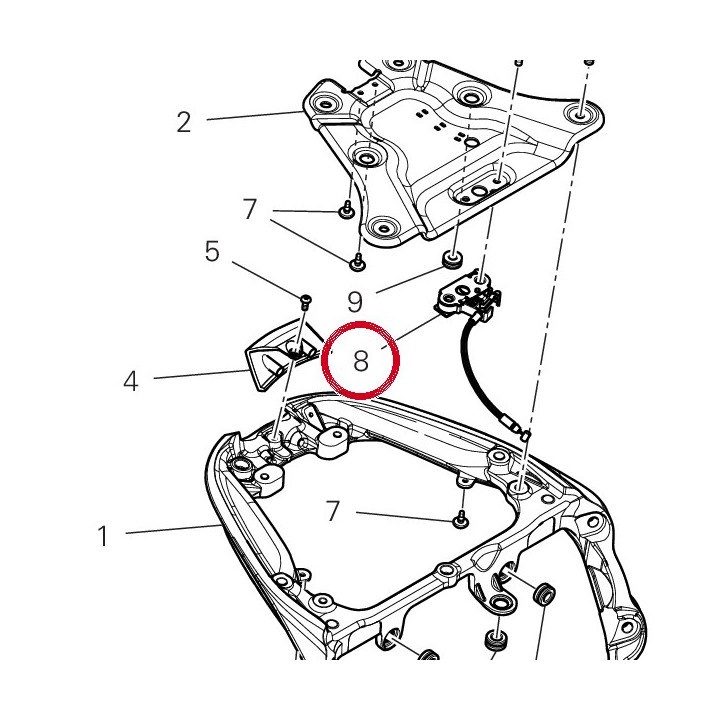 Plaquette 59810631A — réf. 59810631A | Ducati Store