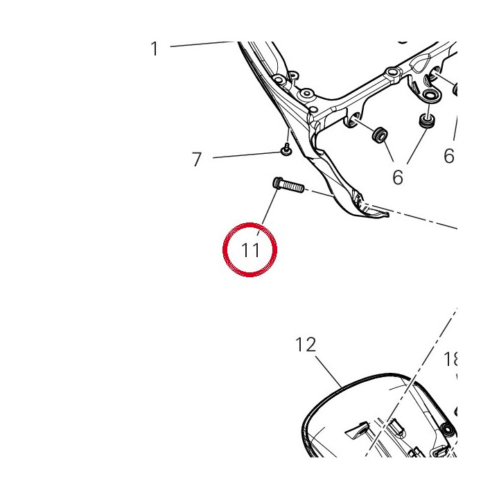 Vis tceif 7791C532AA — réf. 7791C532AA | Ducati Store