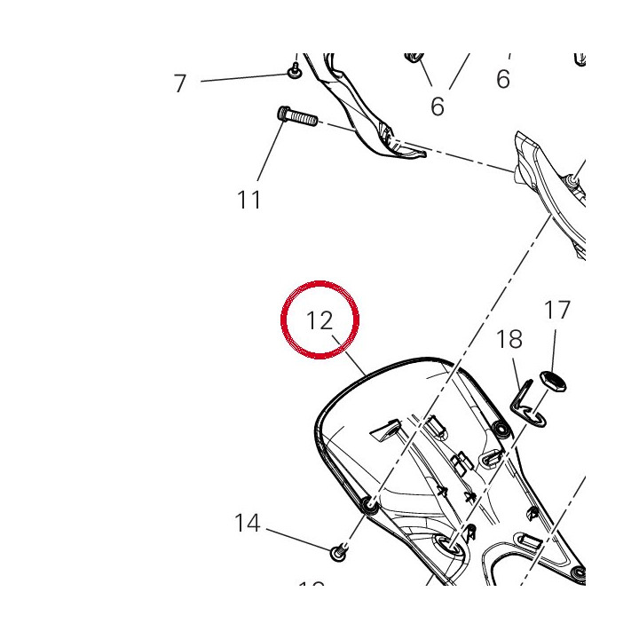 Cache Dessous-De-Corps — réf. 48217581A | Ducati Store