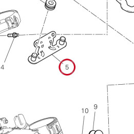 Porte phare 8301P641AA — réf. 8301P641AA | Ducati Store