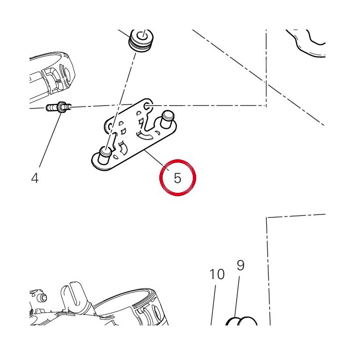 Porte phare 8301P641AA — réf. 8301P641AA | Ducati Store