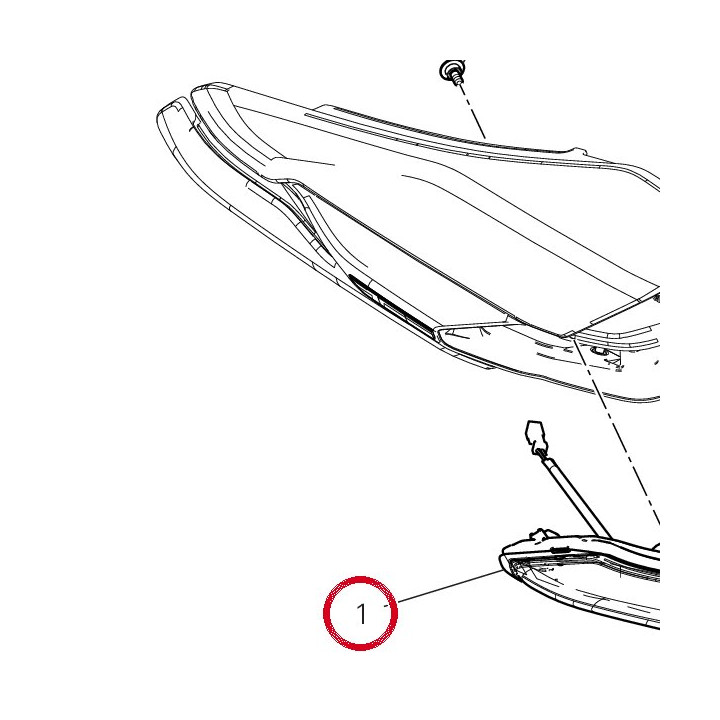 Clignotant avant droit — réf. 53010741C | Ducati Store