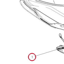 Clignotant avant droit — réf. 53010701C | Ducati Store