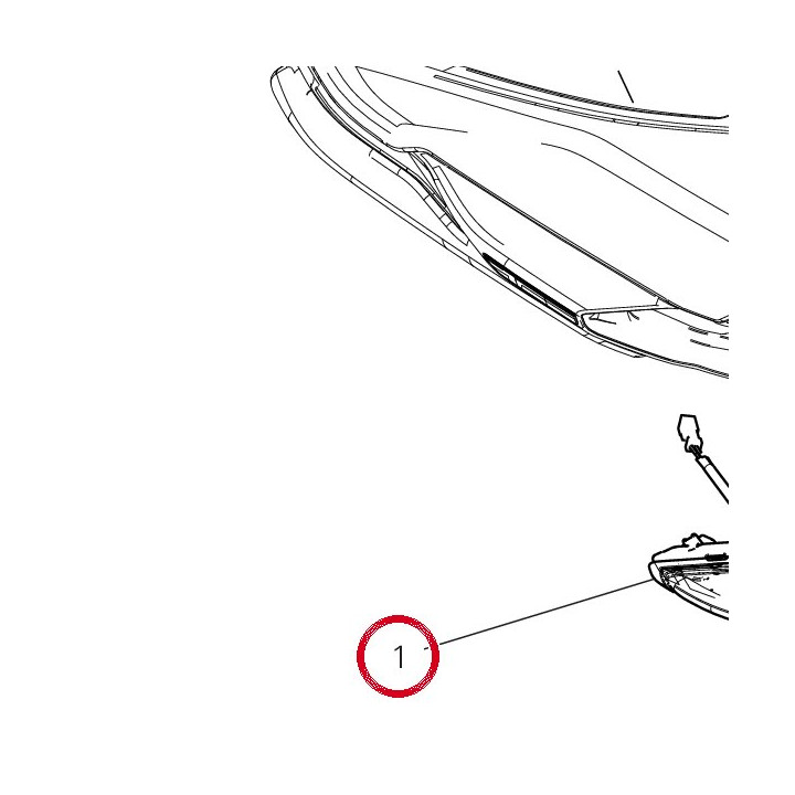 Clignotant avant droit — réf. 53010701C | Ducati Store