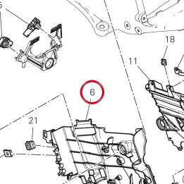 Support droit 8291S913A — réf. 8291S913A | Ducati Store