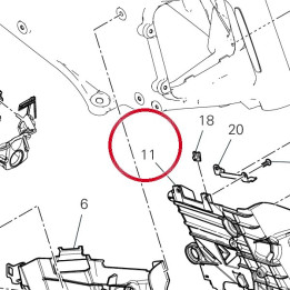 Support gauche 8291S922A — réf. 8291S922A | Ducati Store