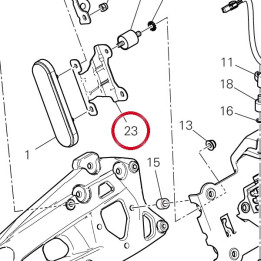 Support de reflecteur — réf. 8301R562AA | Ducati Store