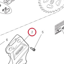 Couvercle pignon chaîne — réf. 4601L084A | Ducati Store