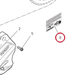Decalcomanie réglage chaîne — réf. 43315081A | Ducati Store