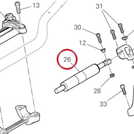 Amortisseur de direction — réf. 36420211A | Ducati Store