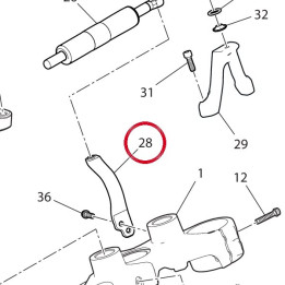 Support supérieur — réf. 8301C051AA | Ducati Store