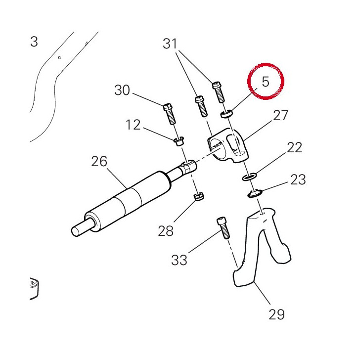 Joint à rotule 84840011A — réf. 84840011A | Ducati Store