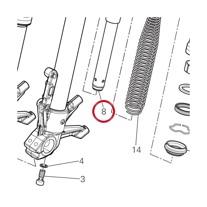 Variateur complet droit — réf. 34915021A | Ducati Store